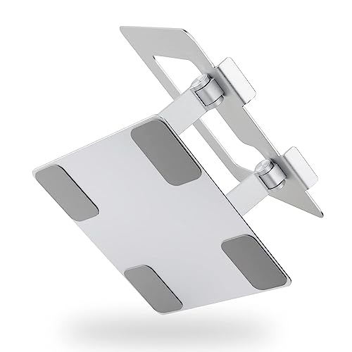Amazon Basics Adjustable Laptop Stand 10x8.7x6 in for 10-15.6 Inch Laptops, Silver