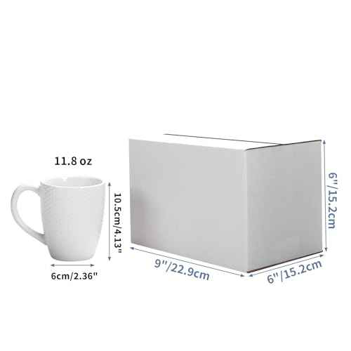 Hoikwo 9x6x6 Shipping Boxes Set of 25, White Corrugated Cardboard Box for Small Business for Packaging Mailing