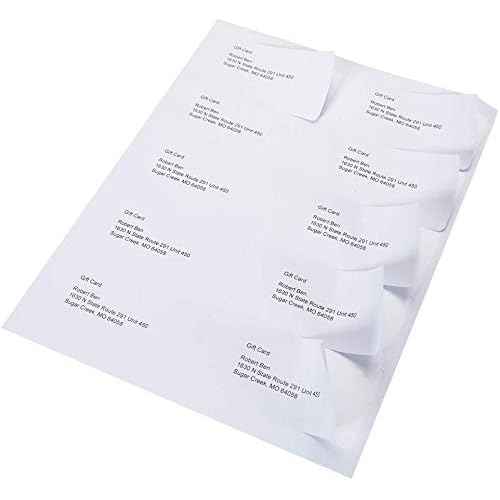 9527 Product 10 UP Sticker Labels,2x4 inches FBA Shipping Address Labels for Laser/Ink Jet Printer,Total 5000 Labels