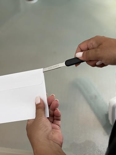 Dresner Stainless Steel Letter Opener - 7.5 Inch Envelope & Mail Opening Tool (Variation 1)