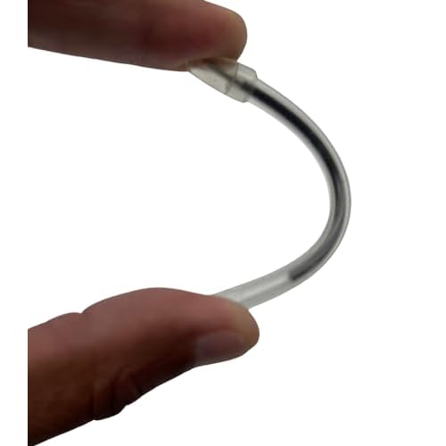 Comfort Axis Flexible Non-Lethal Safety Pens 4" Bendable Pens for Hospitals, Mental Health Institutions and Prisons, Black (100 Pack)