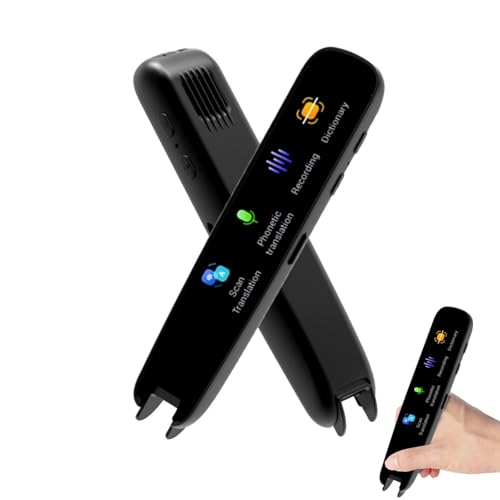 Translation Pen, Portable 13 Language Translator Device, Reading Pen & Translation Pen for Dyslexia, Learning Difficulties & Language Learners, Scan Reading Pen for Students Travelers Businessmen