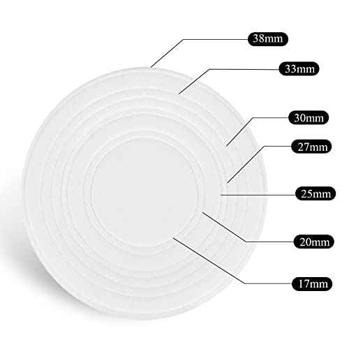 Utron 60P Clear Plastic Coin Capsules, Dollar Coin Holder, 40mm Silver Coin Storage for Collectors, Morgan Silver Dollar Coin Holders with Adjustable Gasket (17/20/25/27/30/33/38/40mm)