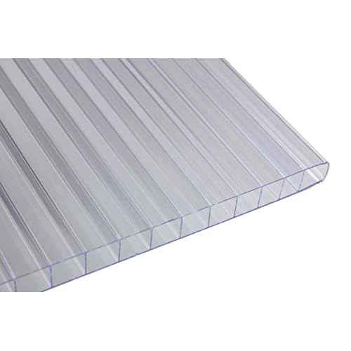 Falken Design 24 in x 36 in x 0.3125 in Clear Twin Wall Polycarbonate Sheet