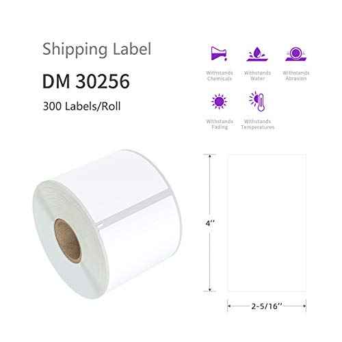 AveneMark 12 Rolls Compatible DYMO 30256 (2-5/16" x 4") Direct Thermal Labels - 3600 Labels