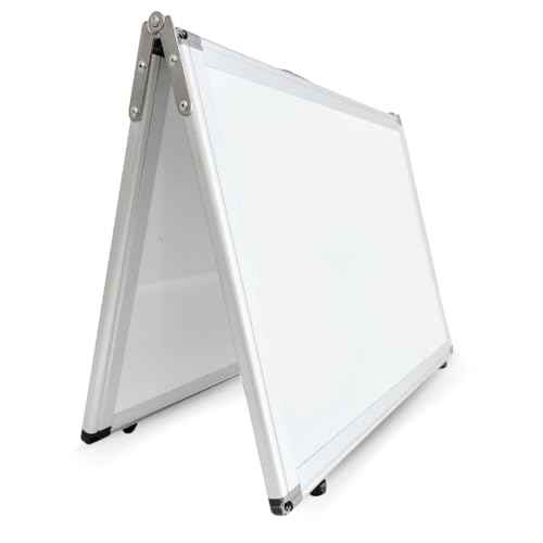 Large Dry Erase Magnetic Whiteboard, Four-Sided 15.5¡± x 11.5¡± x 1.25¡± Dry Erase Portable White Board with Handle for Memos Note-Taking School Work
