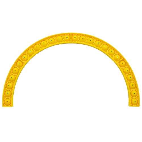 Junior Learning Alphabet Arc Bubble Board, Double-Sided, Ages 4-7, Letter Recognition, K-2