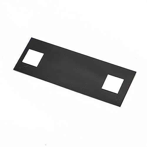All Quality Basic Employees Only Wall or Door Sign - Easy Installation | Staff Only Signage? - Brushed Gold - Medium (5 Pack)
