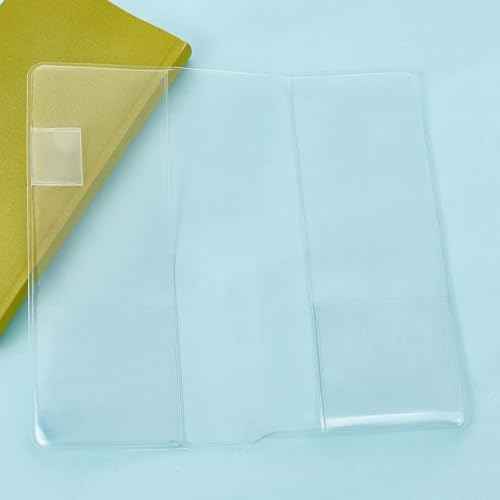 weeks clear cover. planner cover protector.clear book cover. clear plastic book cover sleeves for 7.68 x 3.8 inches