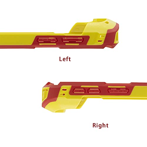 IYOUBOL Rugged Protective Case with Hand Strap for Zebra TC51 TC52 TC56 TC57 (Red+Yellow)