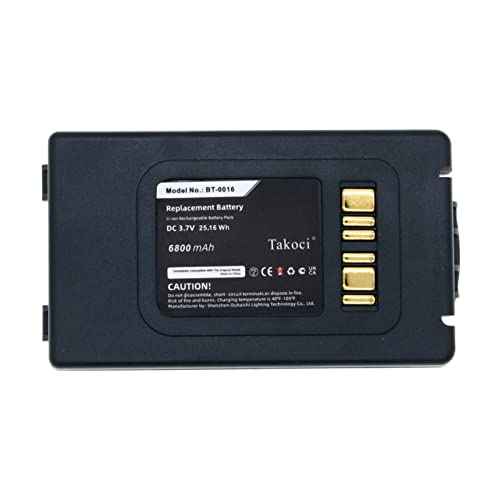 6800mAh Datalogic 94ACC0046, BT-0016 Battery Replacement for Datalogic Skorpio X3 Skorpio X4 Handheld Computer,Fits Part NO.94ACC0048 BT-0015