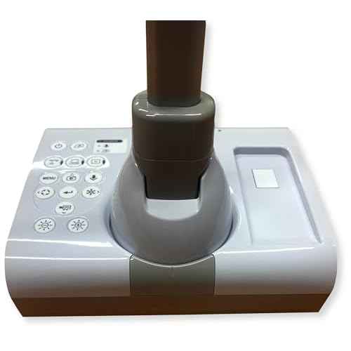 Elmo 1380 Model TT-12G Interactive Document Camera, 4K Ultra HD, 12MP Sensor, Built-in Mic, Multi-Angle Flexible Arm, HDMI/USB/VGA, 192x Zoom; For Classroom Distance Learning; Replaced 1379 TT-12W
