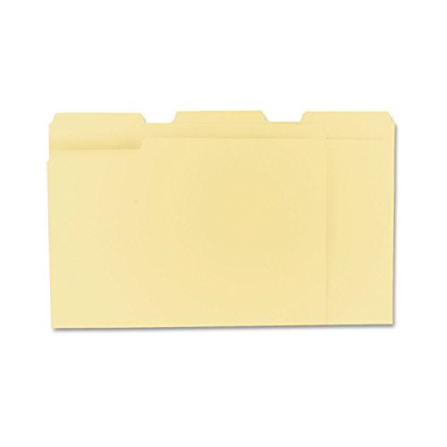 Pendaflex 100 Pack Manila File Folders - Durable Letter Size Folders with 3 Top Tabs