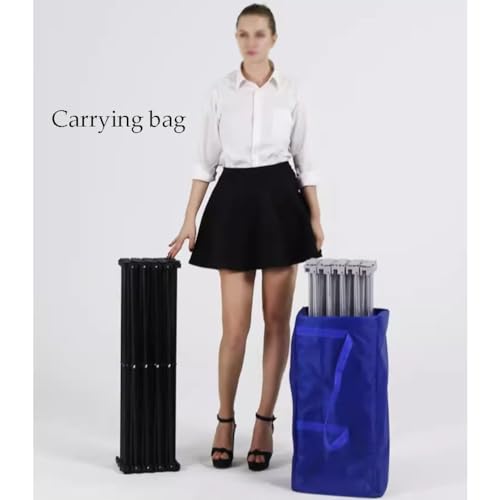 Black 10x7.5 ft Portable Pop Up Display Backdrop for Trade Shows & Events