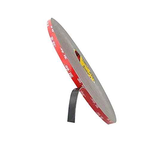 3M Double Sided Mounting Tape, 3M5952 Heavy Duty VHB Foam Adhesive 1/4" x15.4 FT for Indoor Outdoor, LED Strip Lights, Automotive Trim & Home Office D?cor, Waterproof & Industrial Grade