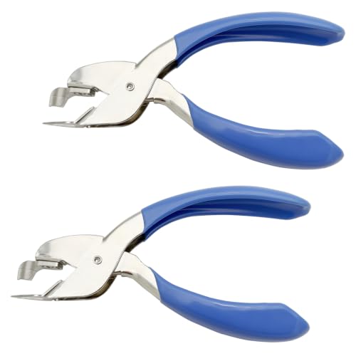 TDYBASE 2-Pack Staple Remover, Ergonomic Blue - Quick & Easy Paper Quicker, Office/School