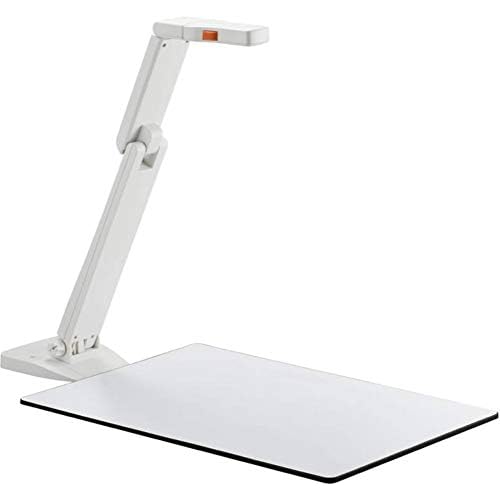 Elmo 1433 Model OX-1 Visual Presenter, 1/3.2" CMOS Sensor, Captures 1080p Full HD at Up to 15fps and 720p at Up to 30fps Via USB, 14.7" x 11.1" 4:3 Imaging Area, Built-in Microphone