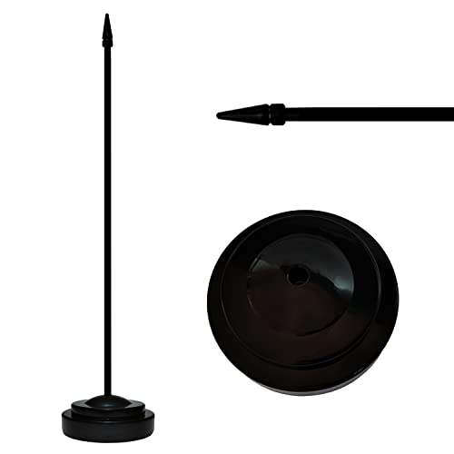 USA 12 Pack Desk Flags Set with Black Poles - Small Table Decorations for Office & Home
