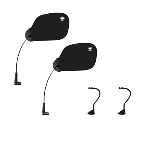 2Pcs Adjustable Office Cubicle and Desk Shade ? Flexible Desk Light Blocker for Privacy, Glare Reduction, and Comfort ? Essential Office Accessories