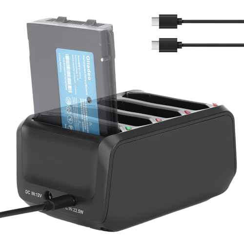 for Zebra TC77 Battery Charger Cradle - for Zebra TC7X Battery Charger - for Symbol/Zebra TC70 TC70X TC72 TC77 TC75 TC55 Barcode Scanner Batteries Charger Cradle SAC-TC7X-4BTYC1 (4-Slot)