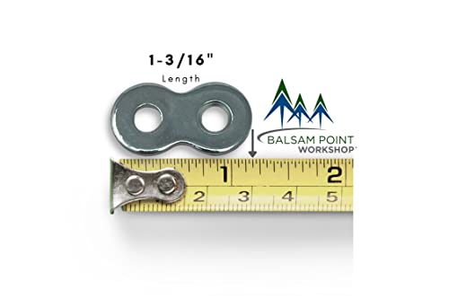 Heavy Duty 12 Gauge Steel Table Top Fastener Clips - 30 Pack, Desk/Table Top Connectors