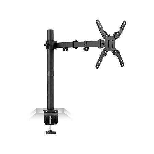 Mount-It! MI-708 Large Single Monitor Desk Mount Black