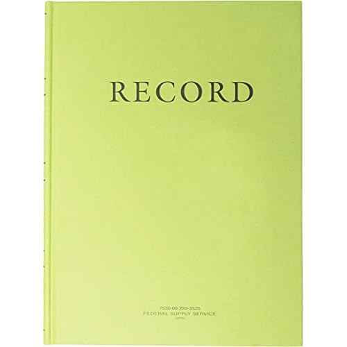 Tacticai 3-Pack Green Military Log Book, 8¡± x 10.5¡± - 192 Pages, Record Book for Record Keeping, Supply Chain, Inventory, Training, Maintenance & Field Operations, NSN 7530-00-222-3525