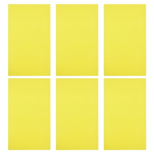 PATIKIL Yellow A4 Guided Reading Overlay Sheets - Pack of 6
