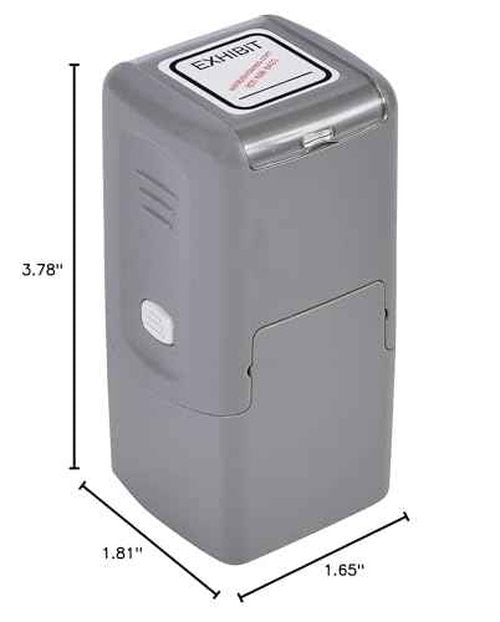 Exhibitindexes® Exhibit Stamp