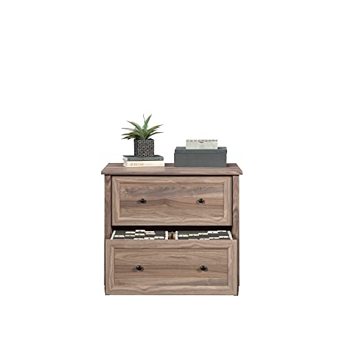 Sauder Edge Water File Cabinet, 2 Large Drawers, 2 Drawer File Cabinet - Washed Walnut Finish