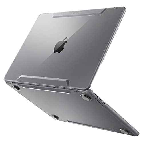 Spigen for MacBook Air 13 inch Case M4 (2025), MacBook Air 13 inch M3/M2 (2024-2022), Thin Fit Transparent Protective Hard Shell Case Cover, 13.6 inch, A3240 A3113 A2681, Crystal Clear