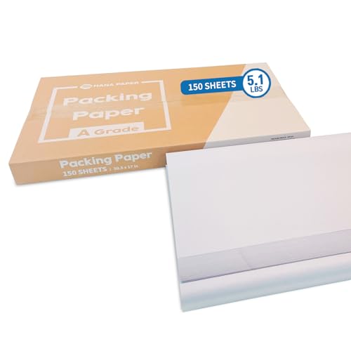 HANA PAPER 30.5" x 17" Large Size (150 sheets, 5.5lb) Packing Sheets