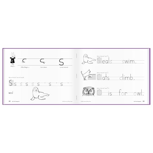 Learning Without Tears Kick Start Kindergarten Workbook KSK-22 Pack of 1 for Pre-K & TK Ages 4+