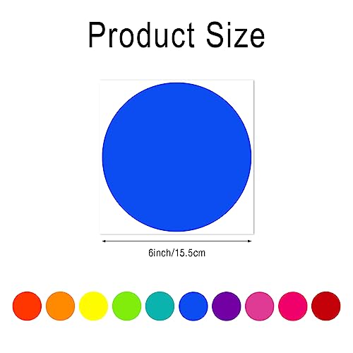 Kalkehay 6-Inch 40 Pack Dry Erase Floor Dots for Classroom & Activities