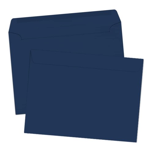 LUXPaper 9 x 12 Booklet Envelopes | Navy Blue | 80lb. Text | 250 Qty