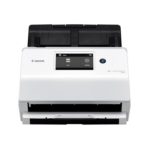 Canon imageFORMULA R50 Document Scanner with Touchscreen, Wi-Fi & USB