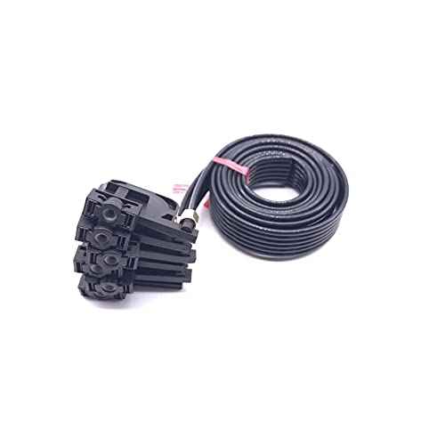 6 Color UV Ink Tube Hose Pipe Line with Square Small Damper Screw Nuts oring for Epson R330 R290 T50 L800 1390 Printer Accessories