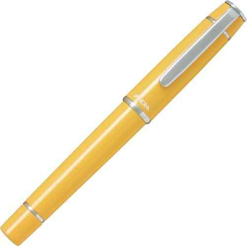 Pilot Fountain Pen Warm Yellow Medium Point P-FPR-1-WY-M With Original Stylus Ballpoint Touch Pen
