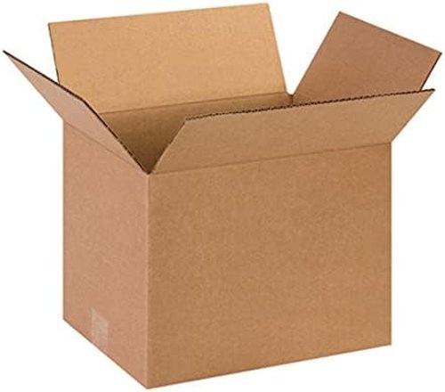 Secure Seal | 50-Pack 13x10x10 Corrugated Cardboard Shipping Boxes for Moving & Mailing
