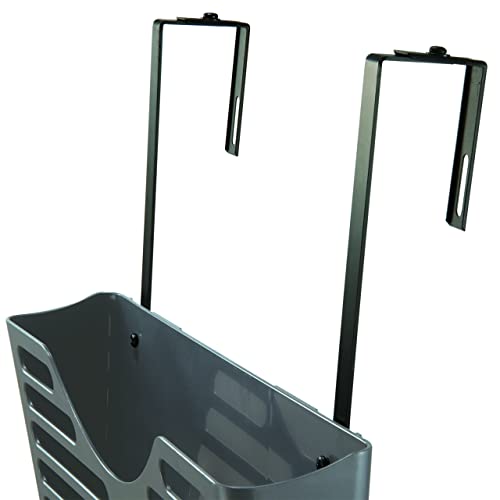 Officemate Universal Partition Hanger Set for Wall Files, Metal Black, 7-inch