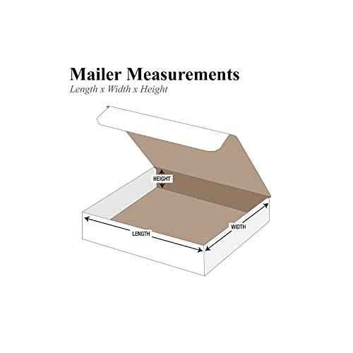 BOX USA Small Shipping Boxes 6"L x 6"W x 1.25"H, 50-Pack | Cardboard Box Crush-Proof Carton for Mailing, Storing, Package, Gifts, Crafts, Business or Home, White