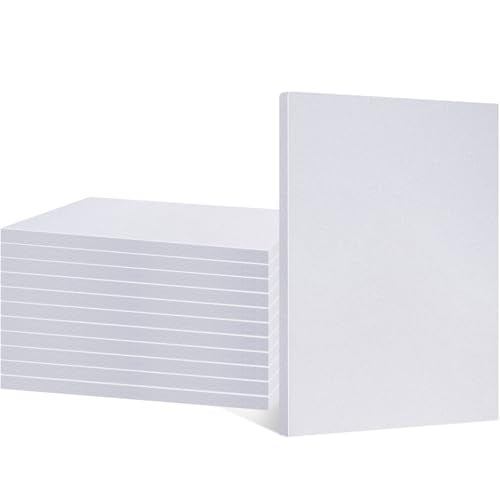 Frienda White Foam Board Sheets 12 Pack 12x7.5 Inches for Crafts & DIY Projects