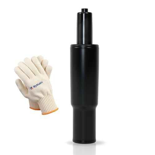 2.4 Inches Short Office Chair Gas Lift Cylinder Replacement - Heavy Duty 1000lbs Class 4 Hydraulic Lift with Silent 360¡Æ Rotation, Universal Fit for Sinking Desk/Gaming Chairs
