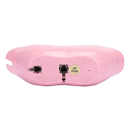 Vikye Landline Phone, European Style Home Telephone, Fashionable Pink Lips Shape Desktop Landline Phone Creative Telephone for Home and Office Use(Pink)