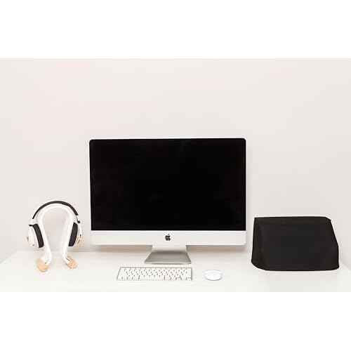 DigitalDeckCovers Premium Dust Cover for Epson FastFoto & Document Scanners (FF-680W, DS-530, DS-770, DS-870, DS-970, ES-400W, ES-500W) - Antistatic, Water-Resistant, Black Fabric Protector