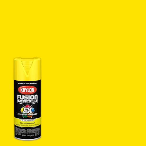 Krylon Fusion All-In-One Gloss Spray Paint & Primer Sunbeam 1 Pack