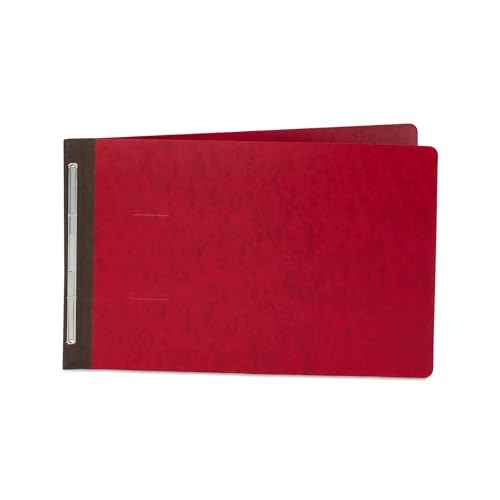 Blue Summit 10 Pressboard Report Covers with Fasteners, 11x17 Folder for Blueprints, 11x17 Portfolio Binder, 3¡± Capacity, Red, 10 Pack