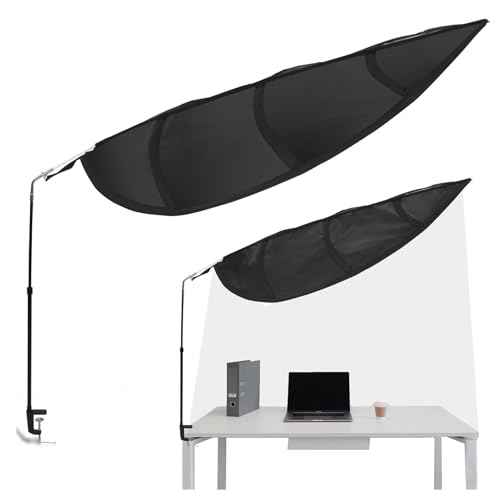 Adjustable Office Cubicle and Desk Shade£¬Cubicle Shade£¬Block Overhead Light, Glare, and Airflow£¬Uv-Resistant Fabric£¬Working Office Cubicle Accessories for Light Sensititve Workers