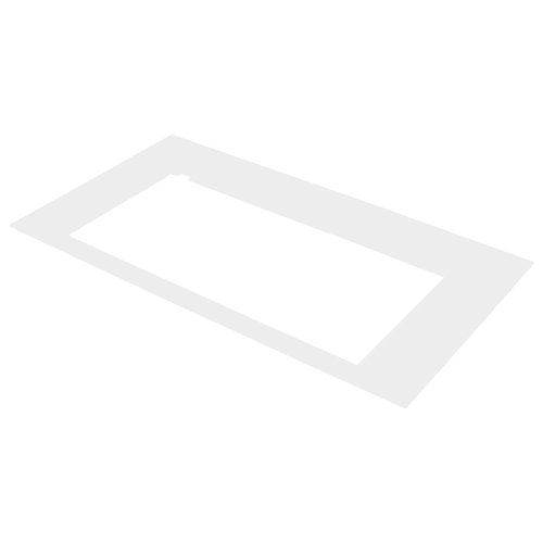 White Podium Plexiglass Faceplate with Foams for RANE ONE