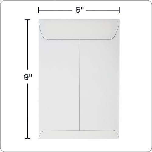Columbian 6x9 Catalog Envelopes Pack of 100 Self Seal White Heavyweight 28 lb